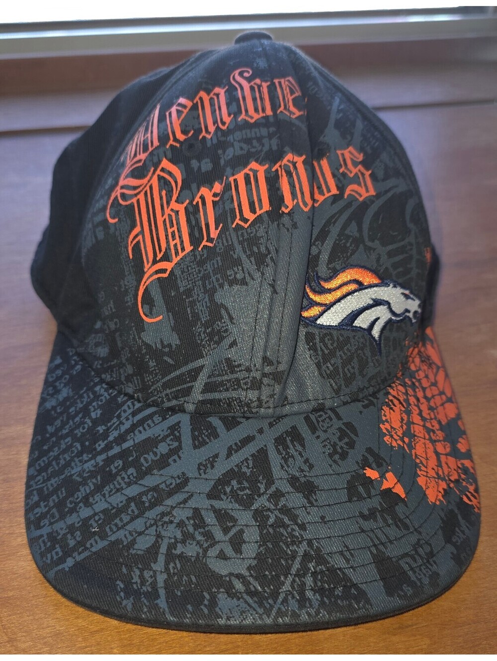 Reebok Denver Broncos fitted baseball cap size small medium